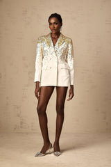 Carole sequinembellished doublebreasted blazer