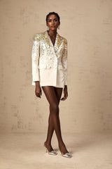 Carole sequinembellished doublebreasted blazer