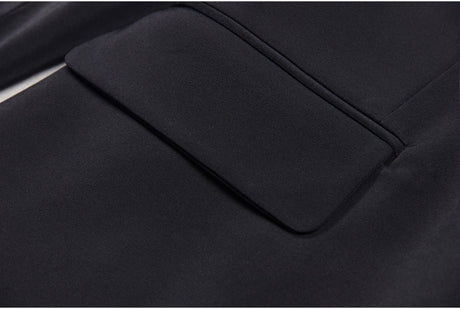 Carolina Blazer - Tailored Silhouette - Crystal Embellishments - Slim Fit - Deep Lapel - Rhinestone Appliqués