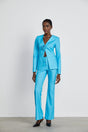 Cassandra floral satin jacket  trousers matching set