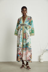 Cassandra graphicprint maxi dress
