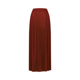 Caterina Top & Skirt Set - Elegant Bow - Tie Detail - Flattering Pleats - Asymmetric Hem - Layered Design - Ankle Length