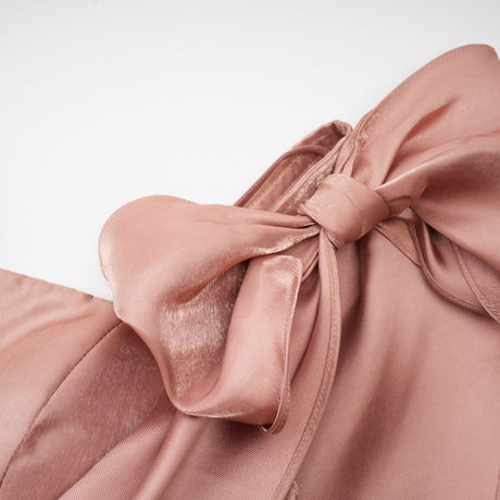 Catiana bowdetail flared dress