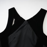 Catriona velvetbow lowback mini dress