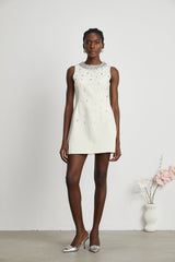 Cécile crystalembellished mini dress