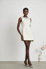 Cécile crystalembellished mini dress