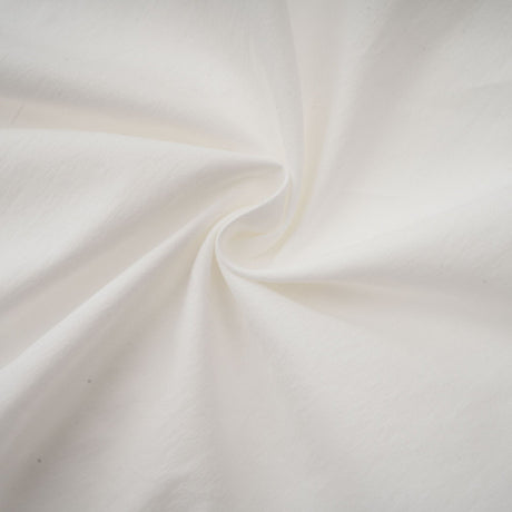 Céleste white pleated scarfcollar shirt
