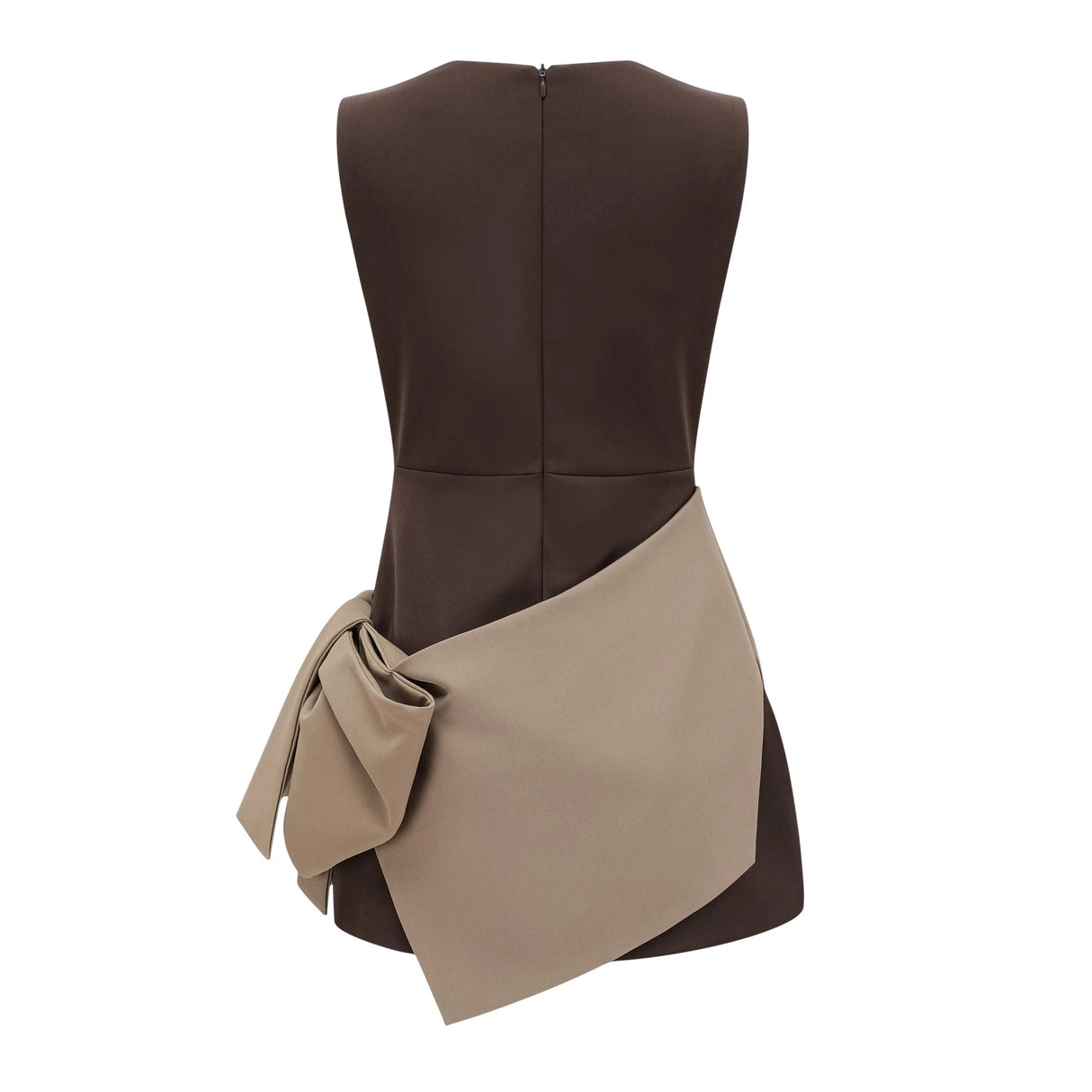 Célie Two Tone Bowknot Mini Dress