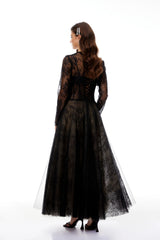 Celina Lace Corset Maxi Gown