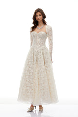 Celina Lace Corset Maxi Gown