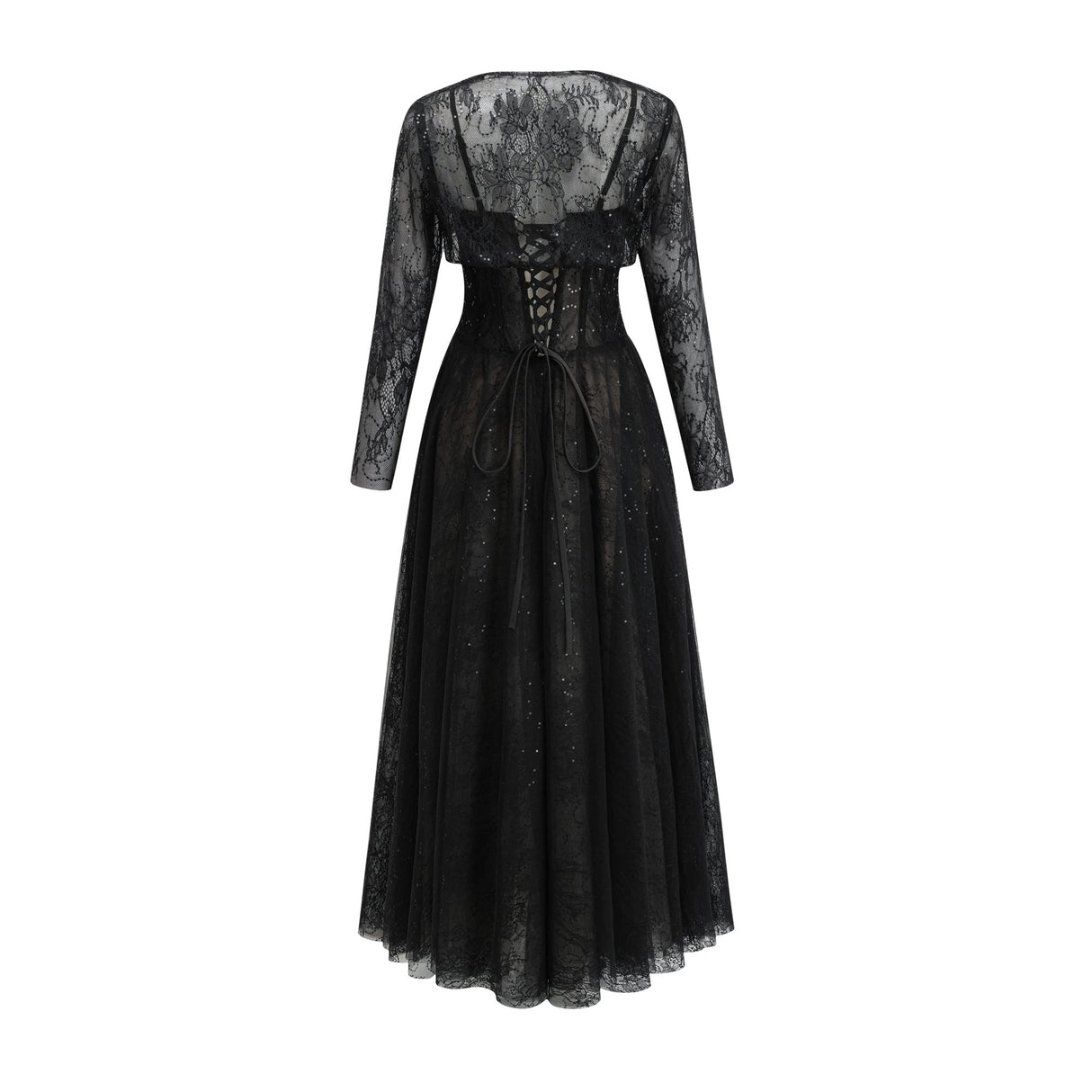 Celina Lace Corset Maxi Gown
