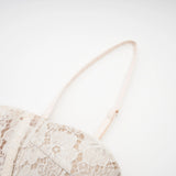 Celina White Lace Corset Maxi Dress