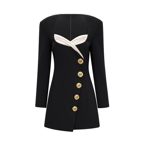 Céline black longsleeved dress
