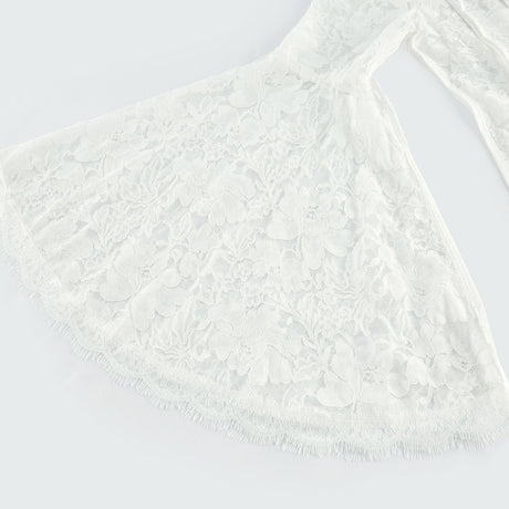 Céline lace cutout midi dress