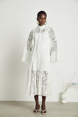 Céline lace cutout midi dress