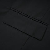 Charlotte Blazer - Wool - Shawl Lapels - Front Button Fastening - Straight Hem