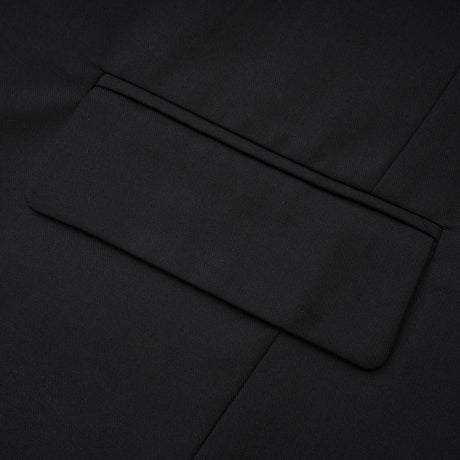 Charlotte Blazer - Wool - Shawl Lapels - Front Button Fastening - Straight Hem