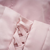 Charlotte Pink Off Shoulder Ruched Maxi Dress