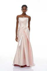 Charlotte Pink Off Shoulder Ruched Maxi Dress