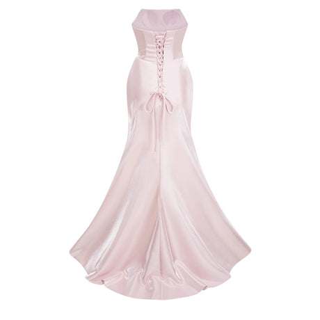 Charlotte Pink Off Shoulder Ruched Maxi Dress