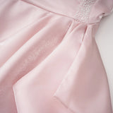 Charlotte Pink Off Shoulder Ruched Maxi Dress