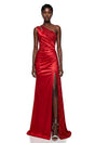 Charlotte Red Sequin One Shoulder Maxi Dress