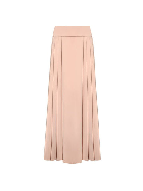 Cherish Maxi Skirt - High - Waisted Fit - Refined Pleated Structure - Flowing Silhouette - Versatile For Formal, Casual, And Workwear