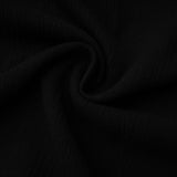 Chiara Black Lace Panel Pleated Midi Dress
