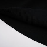 Chloé Black Long Sleeve Studded Crochet Knit Midi dress