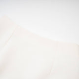 Clarissa Jacket & Skirt - Tonal Lapels - Contrast Colors - Panelled Design - Front Button Detailing