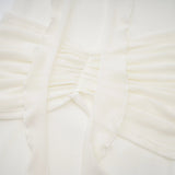 Clarissa Maxi Dress White Floral Appliqu Glitter Mermaid Hem