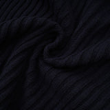 Clarisse darkblue knitted top  dress matching set
