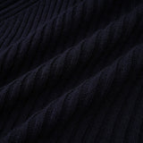 Clarisse darkblue knitted top  dress matching set
