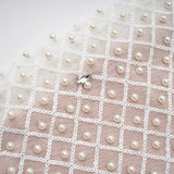 Claudine white embellished halterneck maxi dress