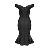 Clémence bustierstyle fitted midi dress
