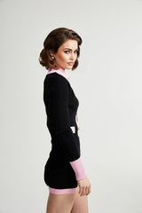 Colette Bodysuit – Knitted Construction – Chest Pockets – Thigh Length