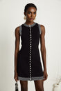 Colette contrastingtrim knitted mini dress