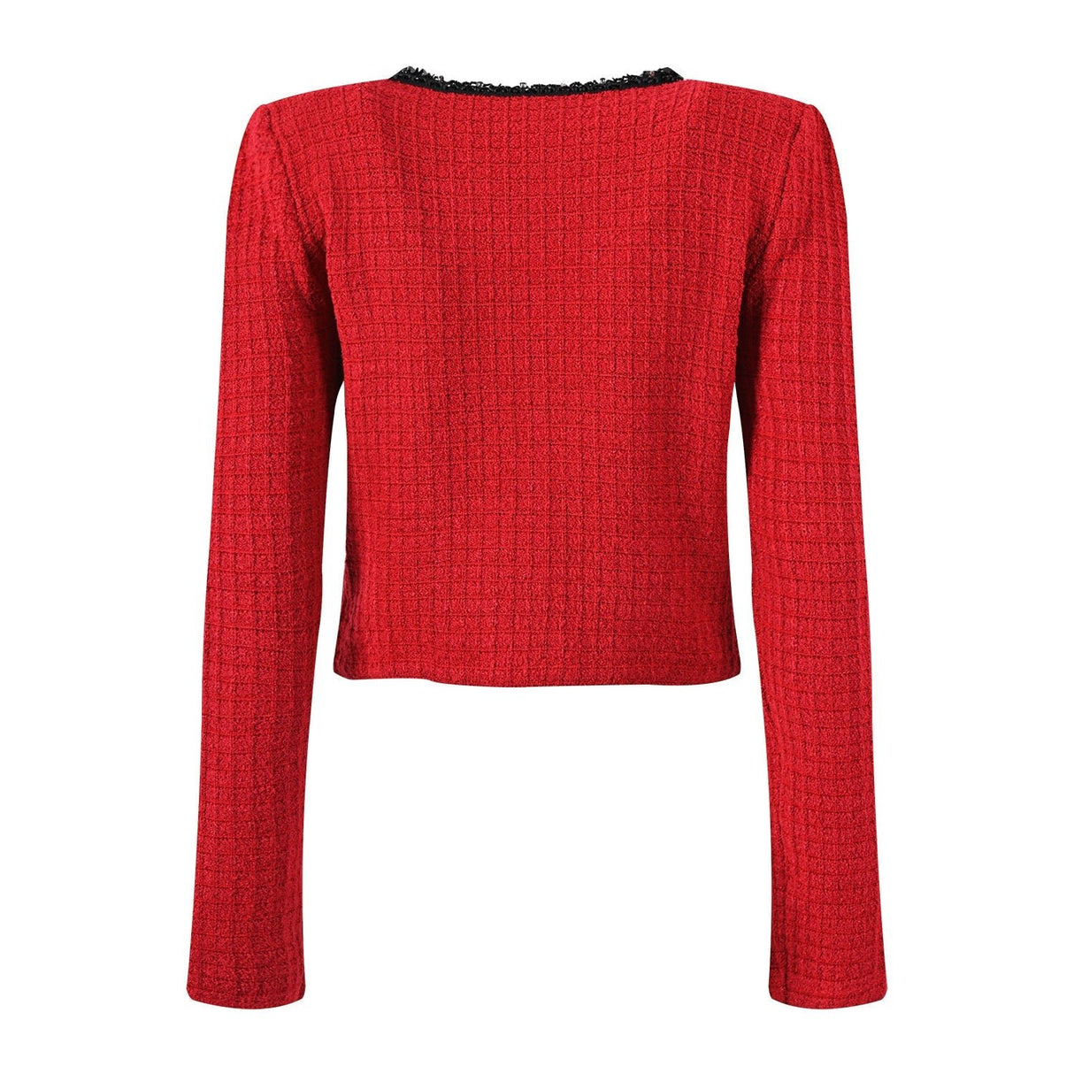 Colette Jacket & Skirt Set - Striking Knit - Tailored Fit - Accents - Decorative Bows - Flared Hem