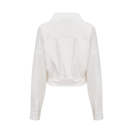 Coline asymmetric ruched shirt