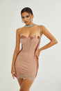 Coline bustierstyle mini dress