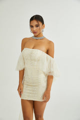 Coline sequinembellished mesh dress