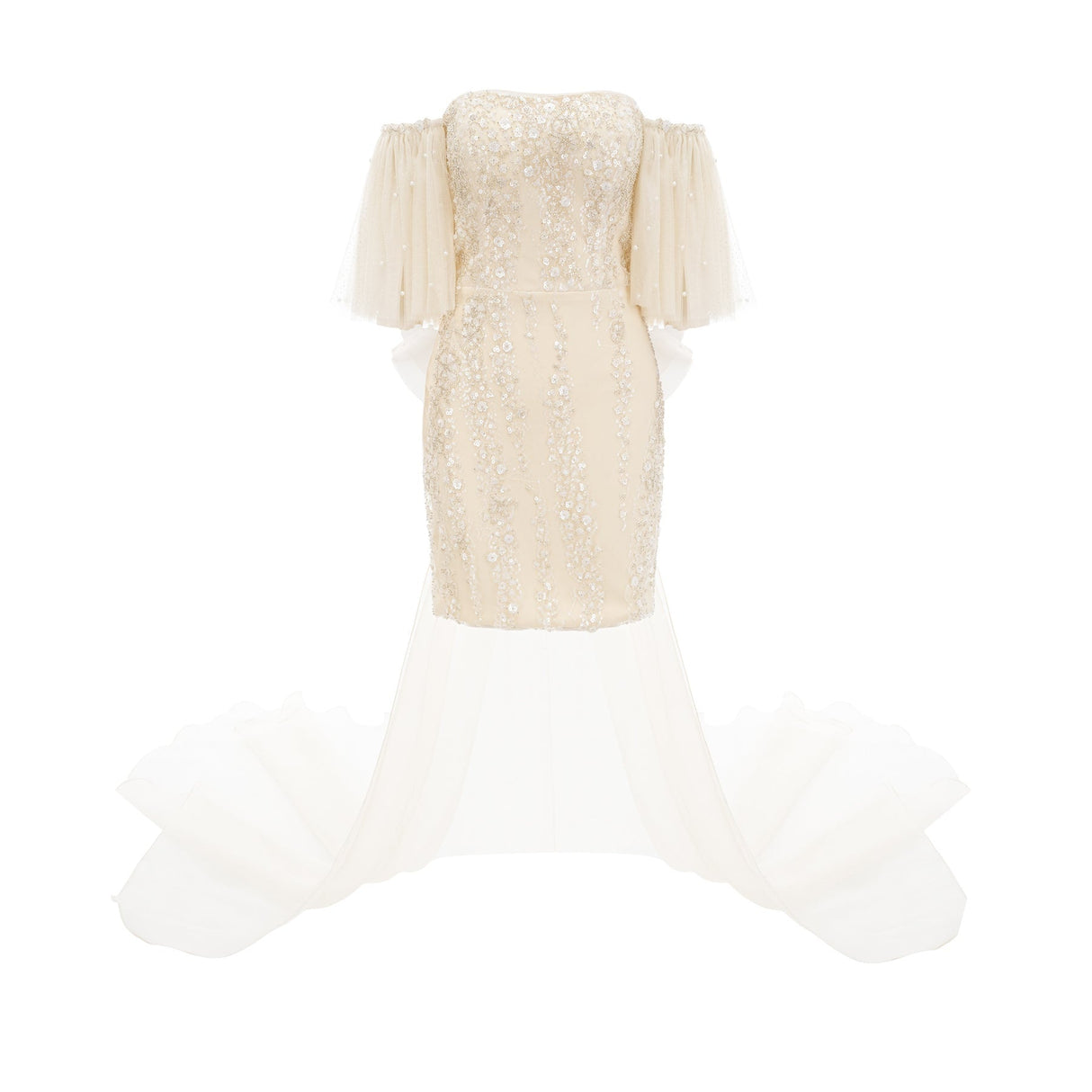 Coline sequinembellished mesh dress