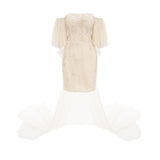 Coline sequinembellished mesh dress