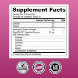 Collagen Peptides Powder – Unflavoured with Probiotics & Enzymes (8.67oz)