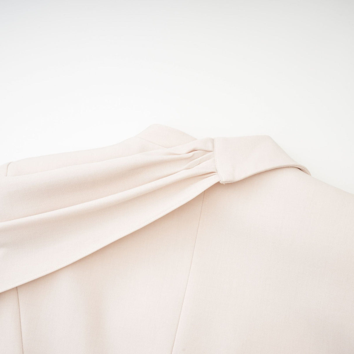 Coralie shawldetailed jacket in Neutrals