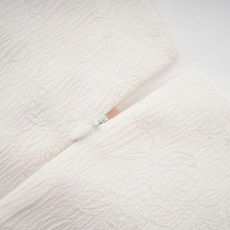 Coralie white petaldetail buttoned mini dress