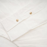 Coraline Mini Dress - Long Sleeve Buttoned Cuffs - Cinched Waist
