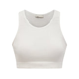 Cordelia seamless cotton cropped top