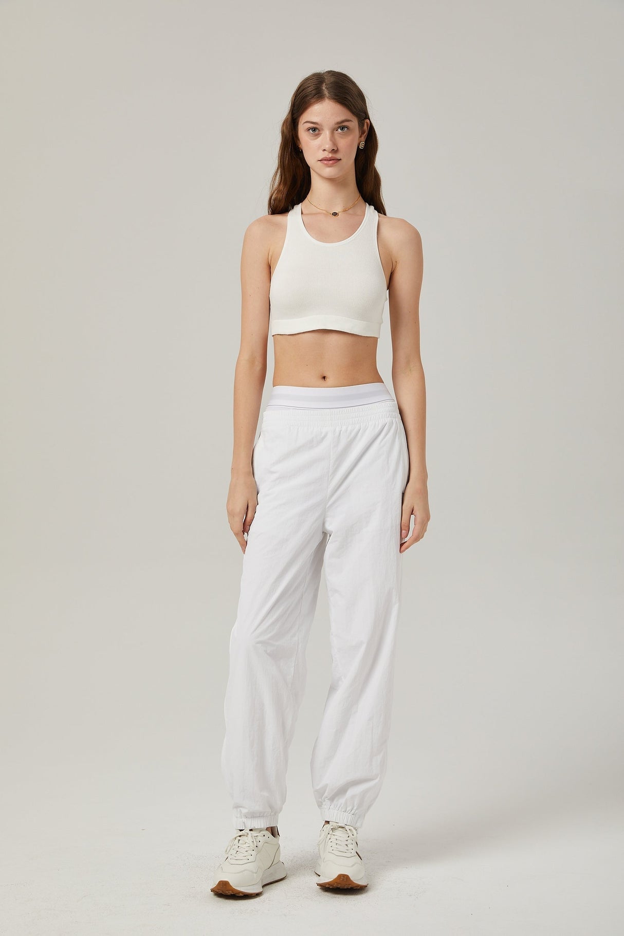 Cordelia seamless cotton cropped top