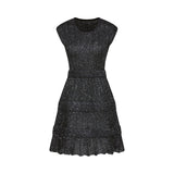 Cordelia sequinembellished tiered mini dress